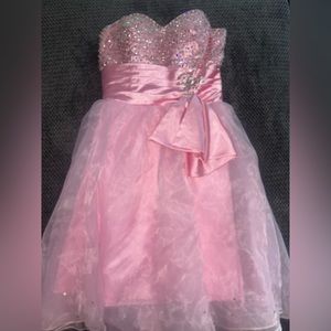 Light pink homecoming dress